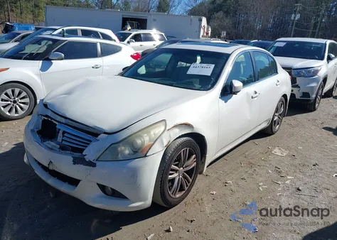 2012 Infiniti G37 Journey z USA, uszkodzony, nr VIN JN1CV6AP8CM629776